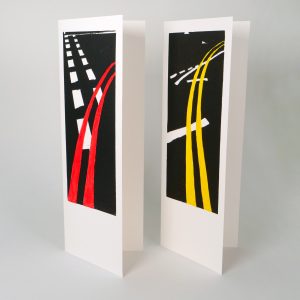 Double Lines Greetings Cards